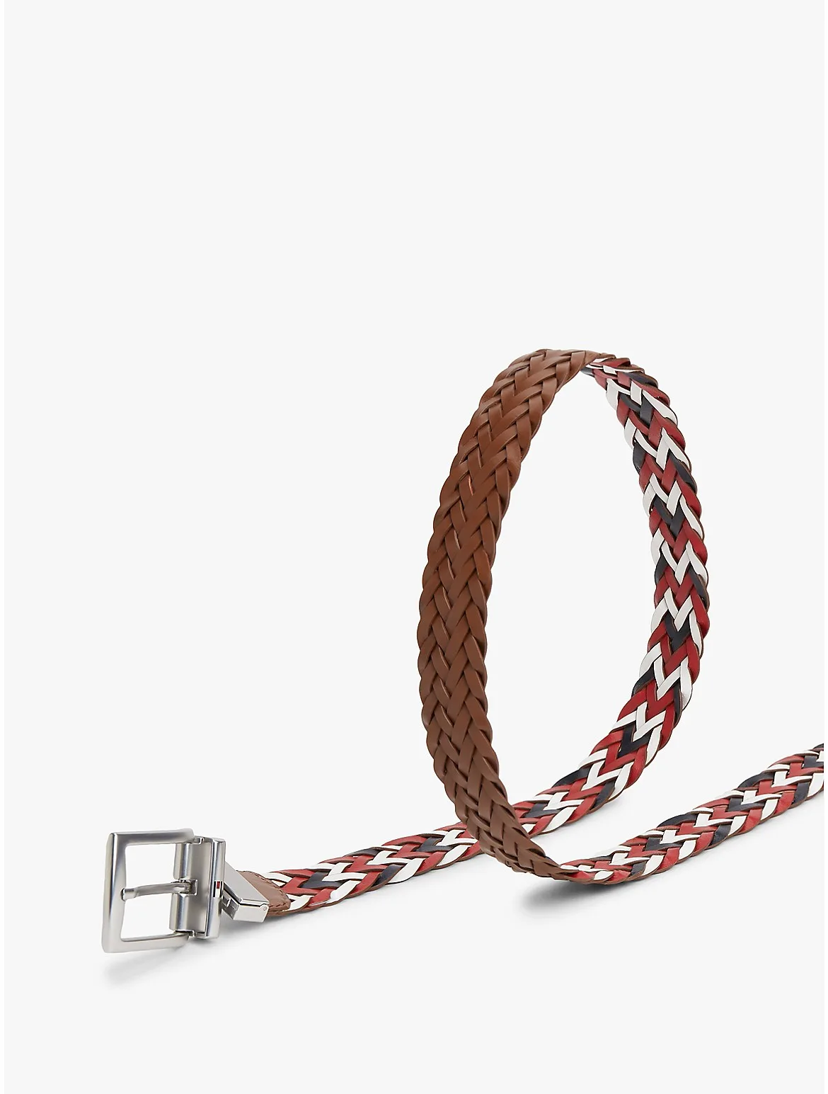 Reversible Woven Leather Belt by Tommy Hilfiger