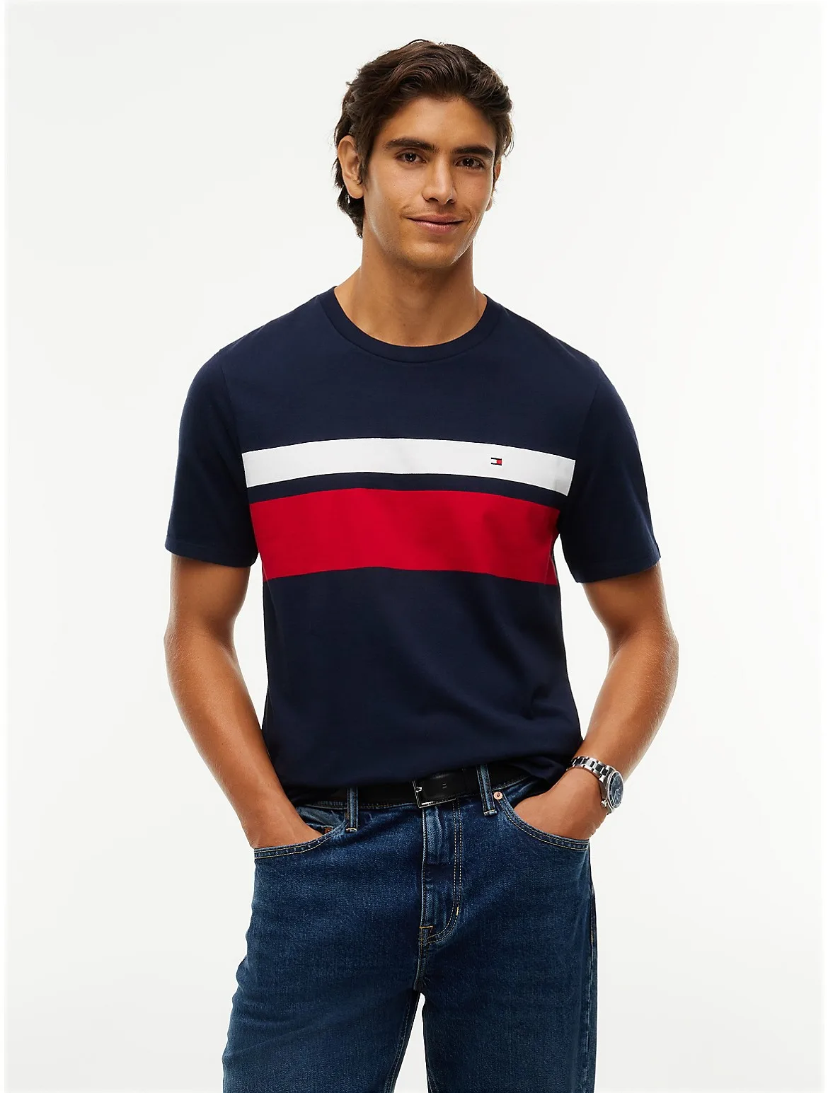 Block Stripe T-Shirt