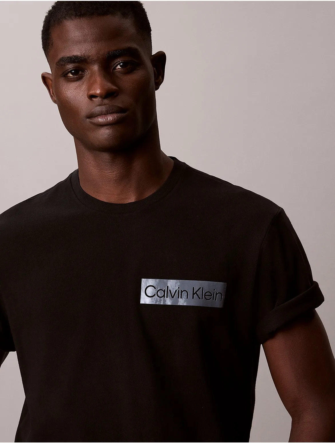 Garment-Washed Graphic Logo Tee