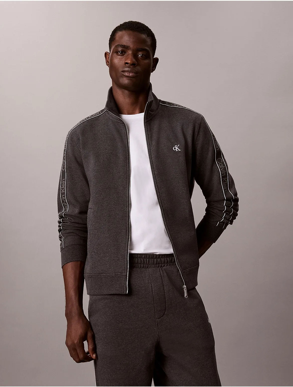 Logo Tape Full Zip Jacket by Calvin Klein Jeans