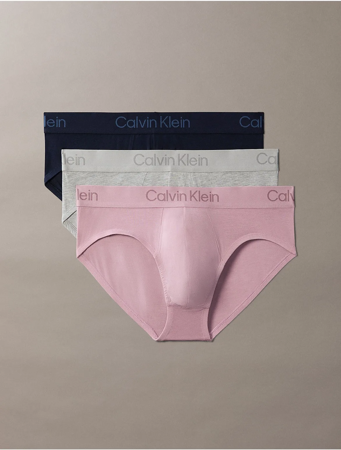 Ultra Soft Modal 3-Pack Hip Brief by Calvin Klein