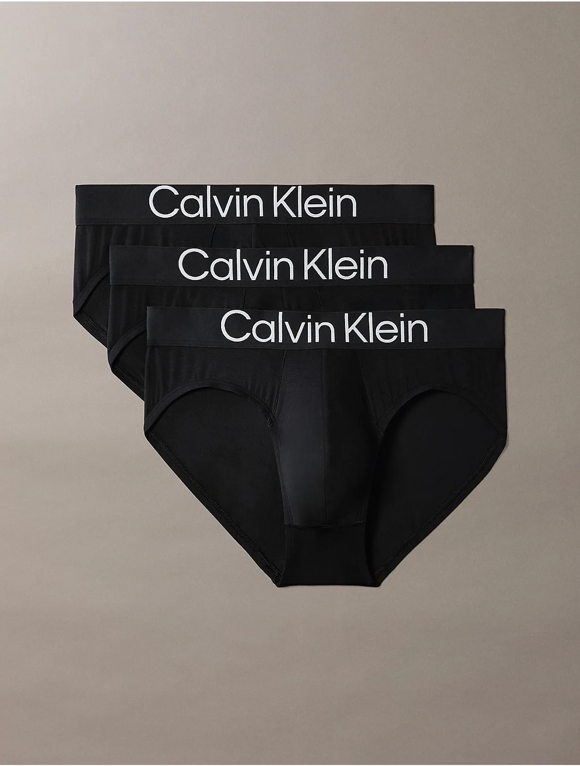 Ultra Soft Lyocell 3-Pack Hip Brief by Calvin Klein