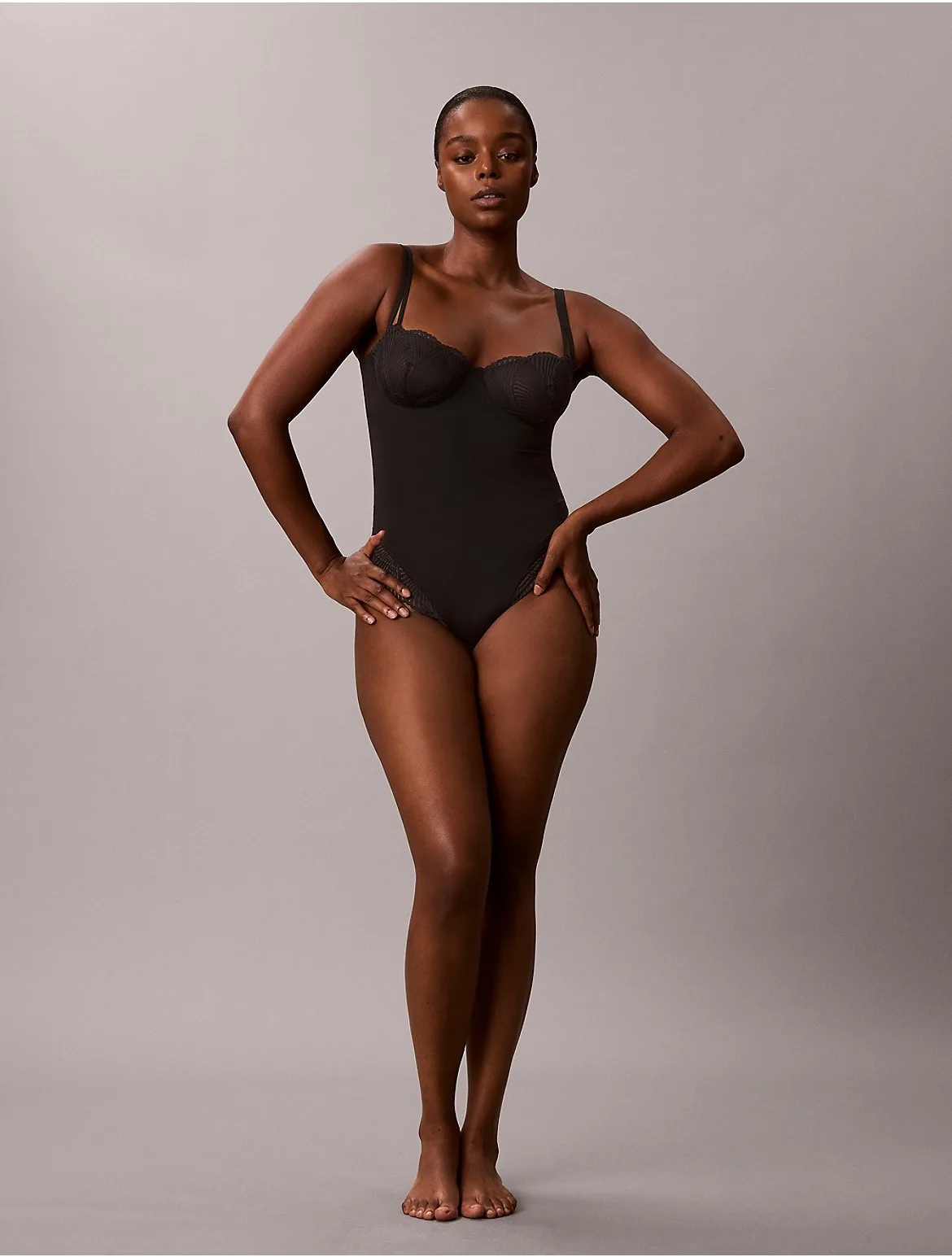 Perfectly Fit Lace Shapewear Bodysuit
