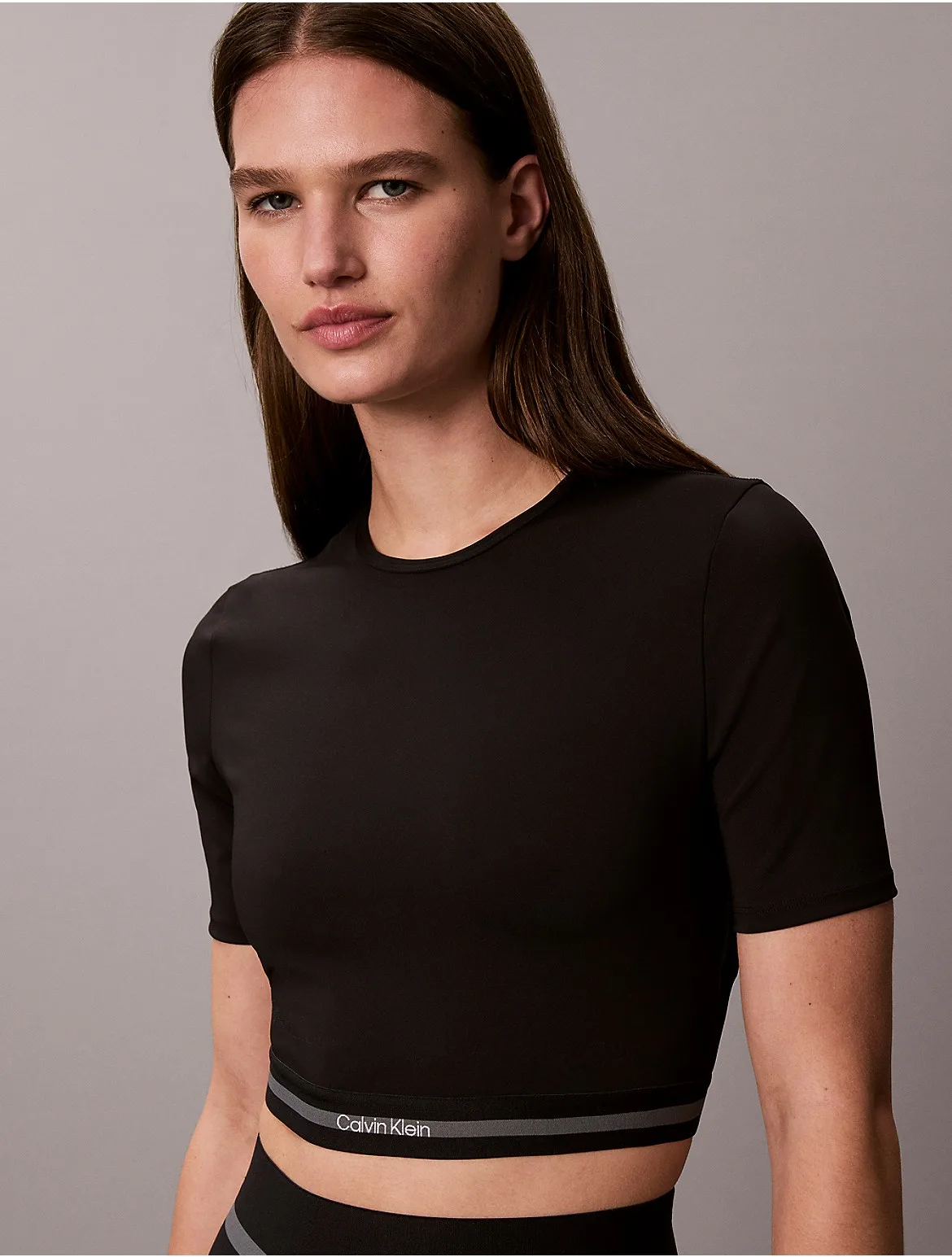 Icon Sport Cropped T-Shirt by Calvin Klein Sport