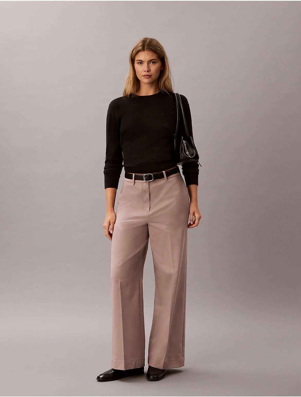 Chino Wide Leg Pants