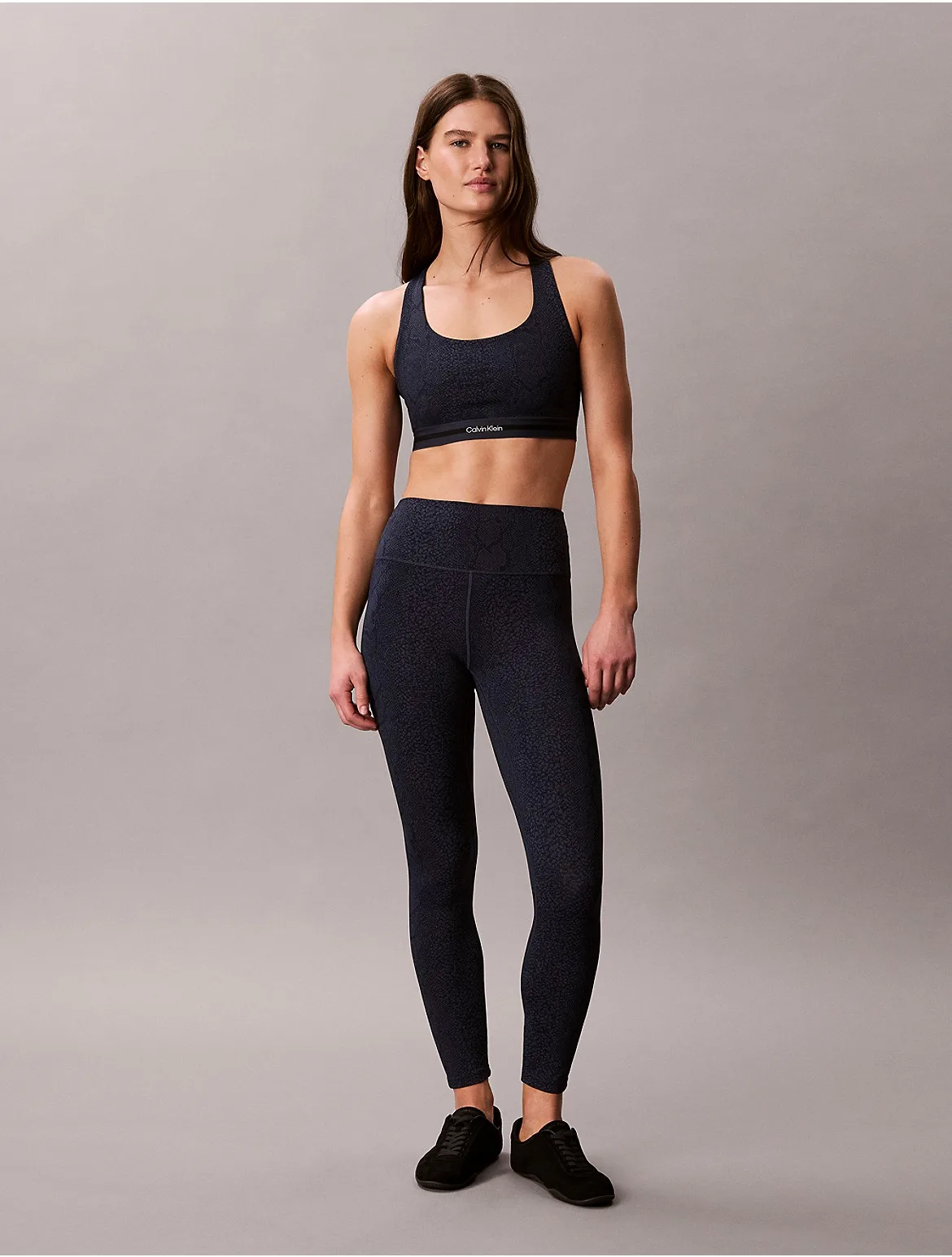 Icon Sport Printed 7/8 Leggings by Calvin Klein Sport