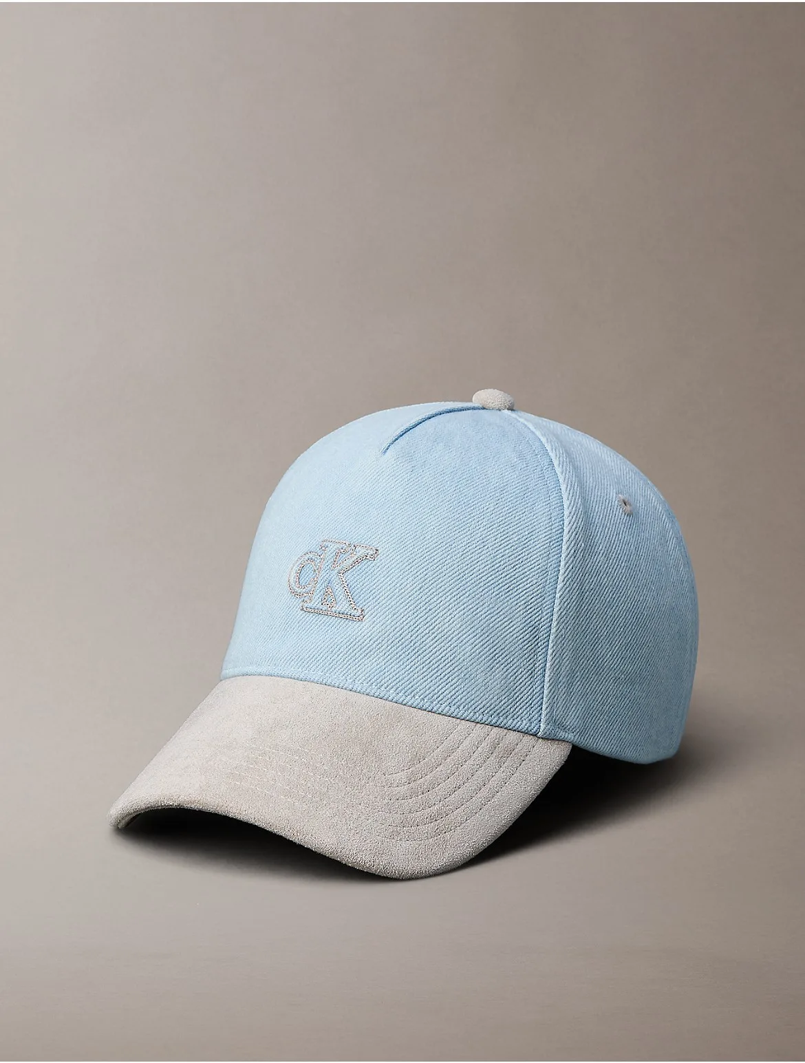 Sueded Monogram Cap