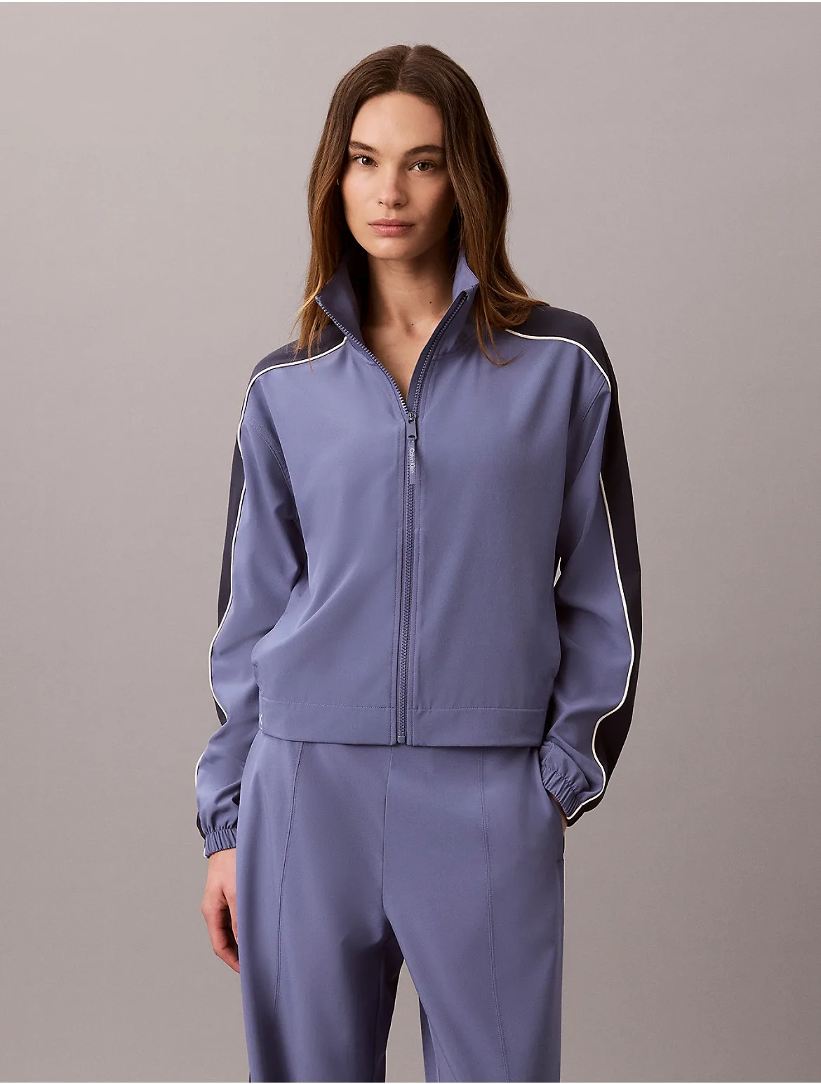 Icon Sport Colorblock Zip Jacket by Calvin Klein Sport