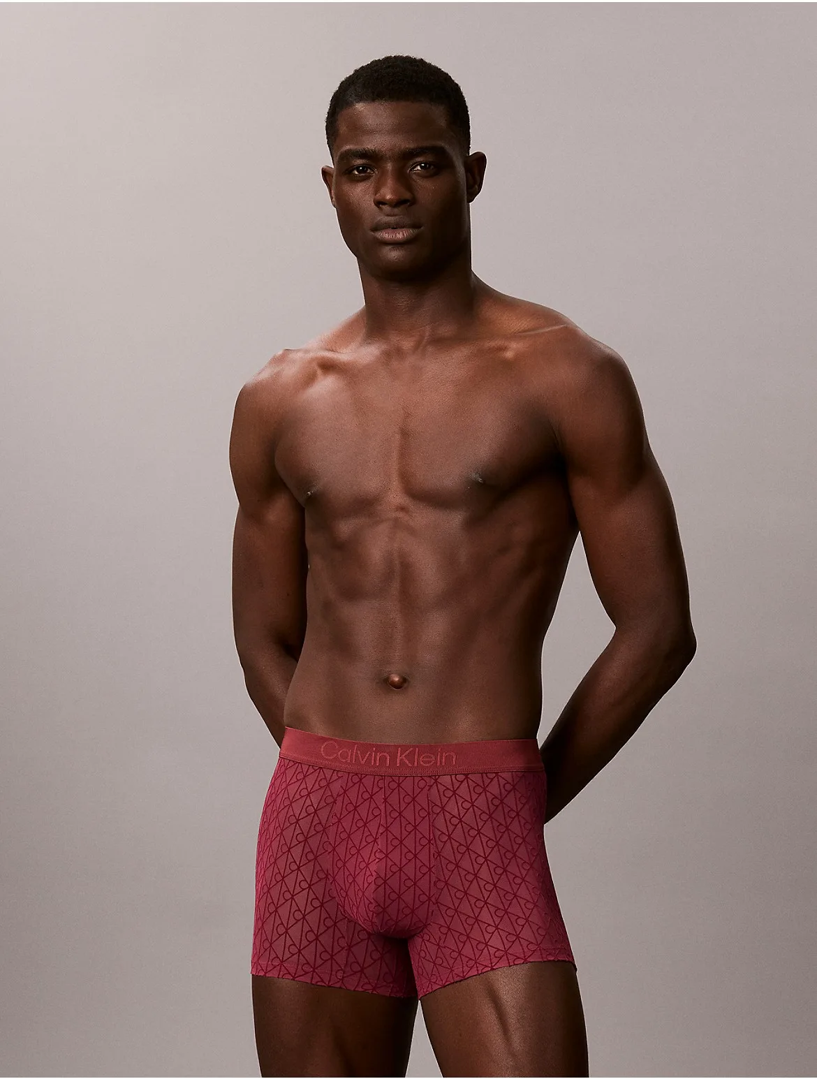 CK Black Sheer Mesh Trunk by Calvin Klein