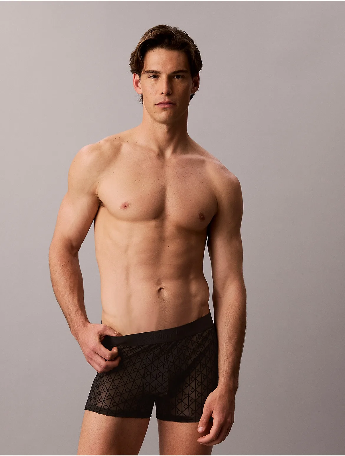 CK Black Sheer Mesh Trunk