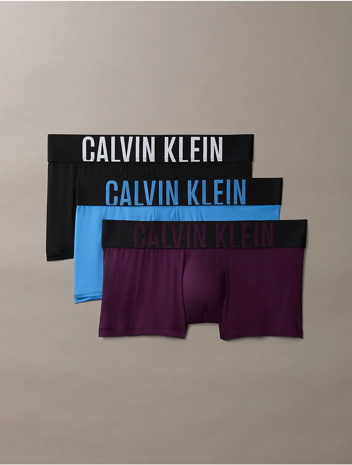 Intense Power 3-Pack Low Rise Trunk by Calvin Klein