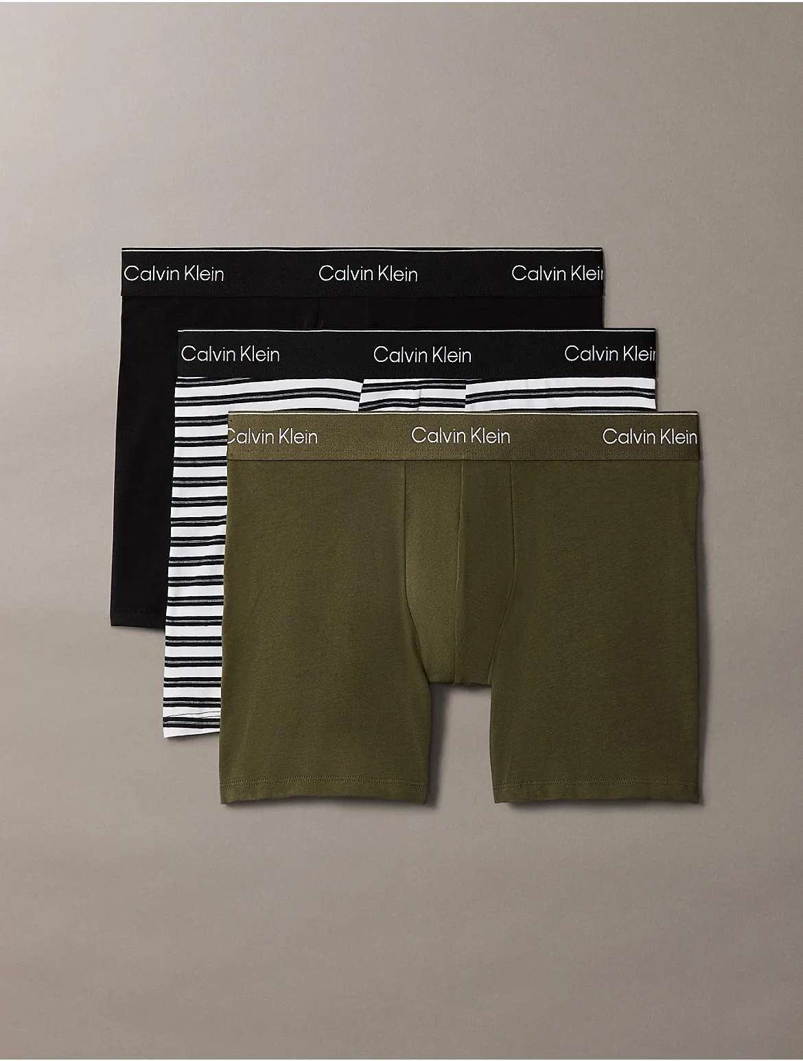 Icon Cotton Stretch 3-Pack Boxer Brief by Calvin Klein