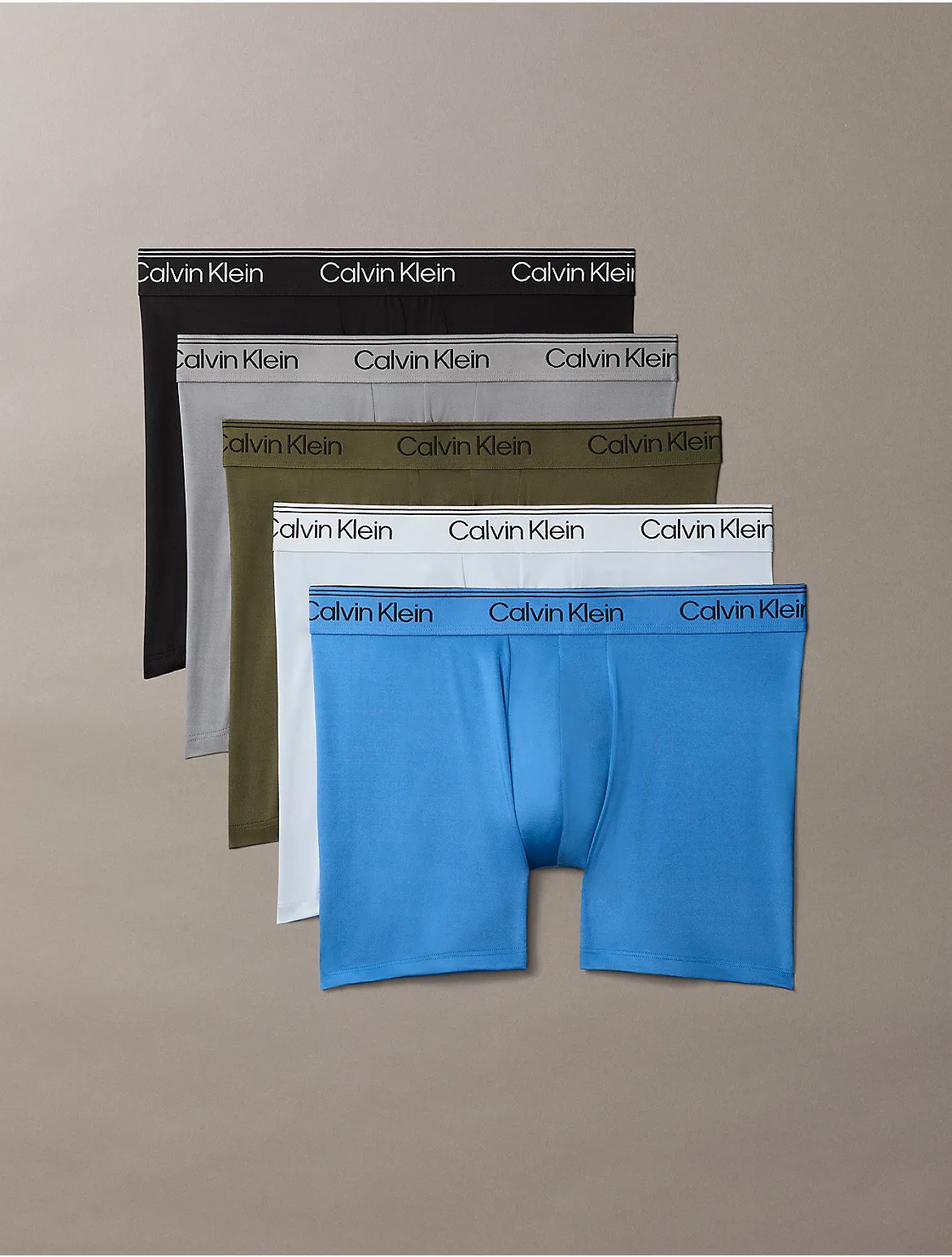Microfiber Stretch 5-Pack Boxer Brief by Calvin Klein