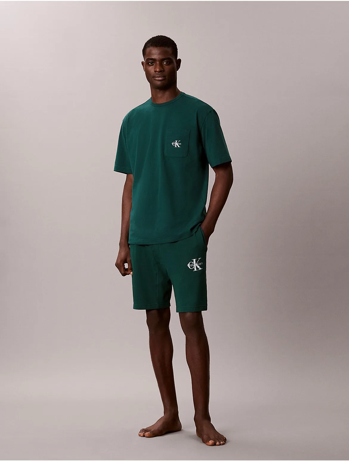 Icon Cotton Stretch Monologo Sleep Tee