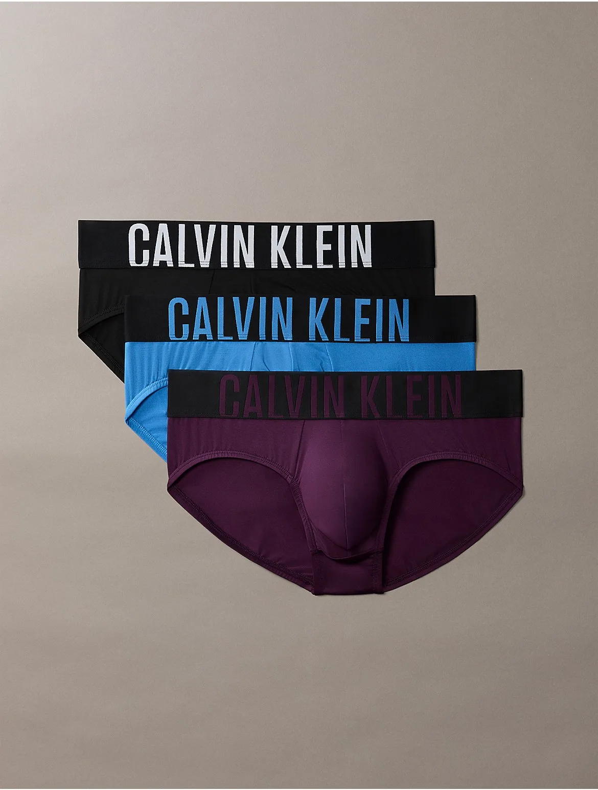 Intense Power Micro 3-Pack Hip Brief by Calvin Klein