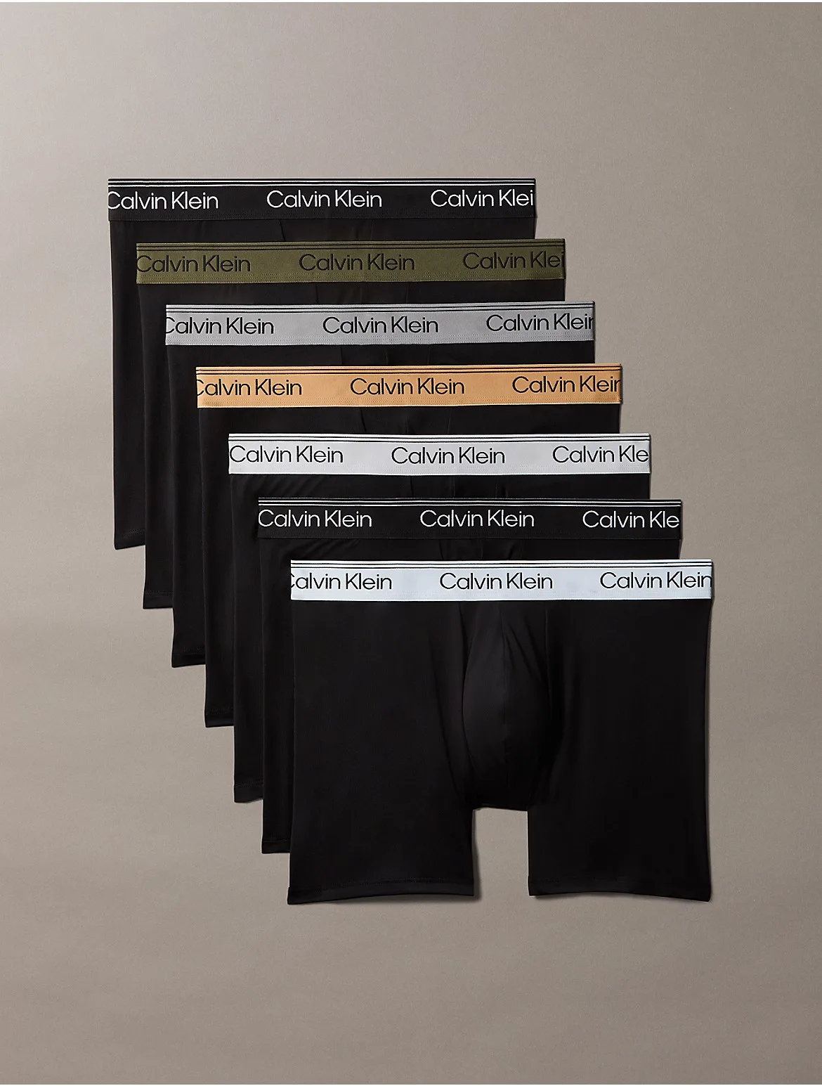 Microfiber Stretch 7-Pack Boxer Brief by Calvin Klein