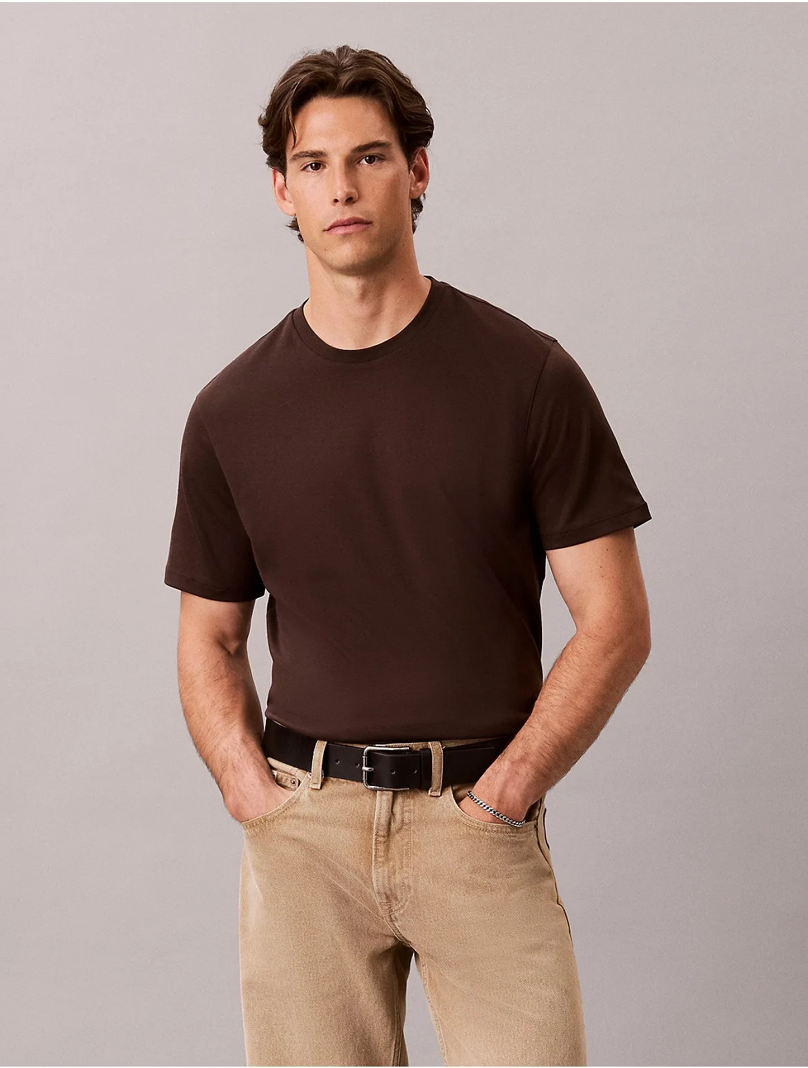 Supima Cotton Crewneck T-Shirt by Calvin Klein