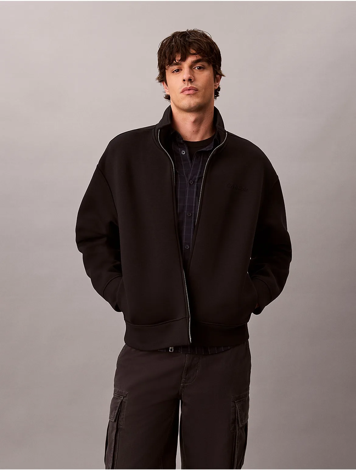 Cooling Spacer Zip Jacket by Calvin Klein