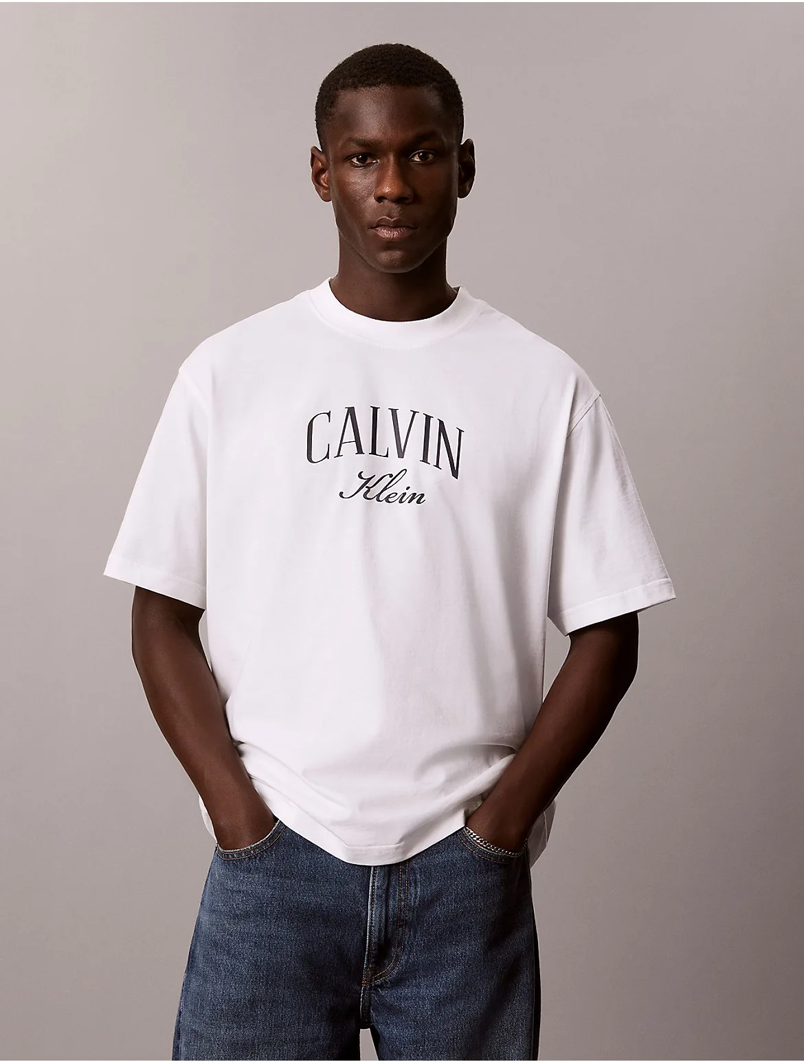 Relaxed Graphic Logo Tee by Calvin Klein Jeans