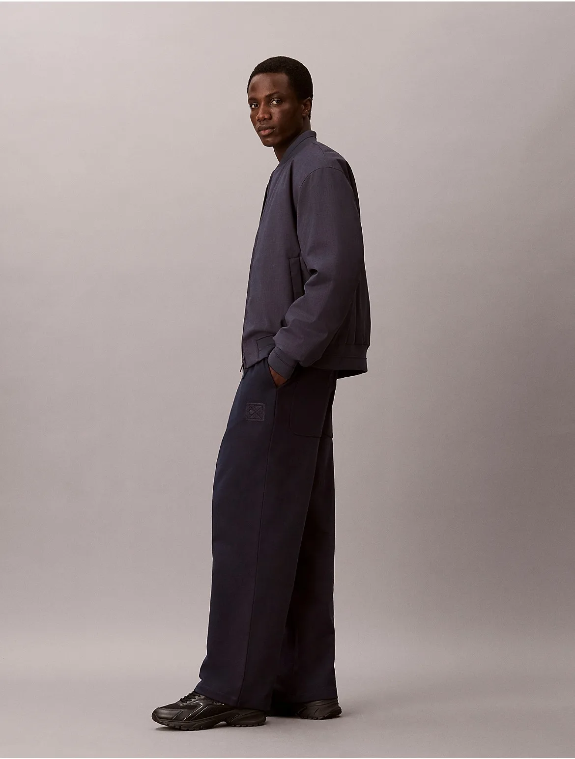 Premium Terry Emblem Logo Joggers by Calvin Klein