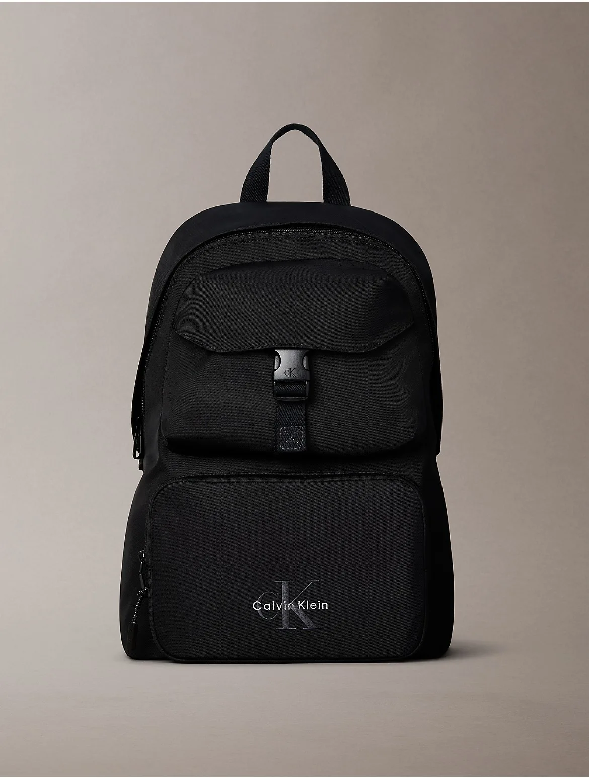 Bold Monologo Double Pocket Backpack by Calvin Klein