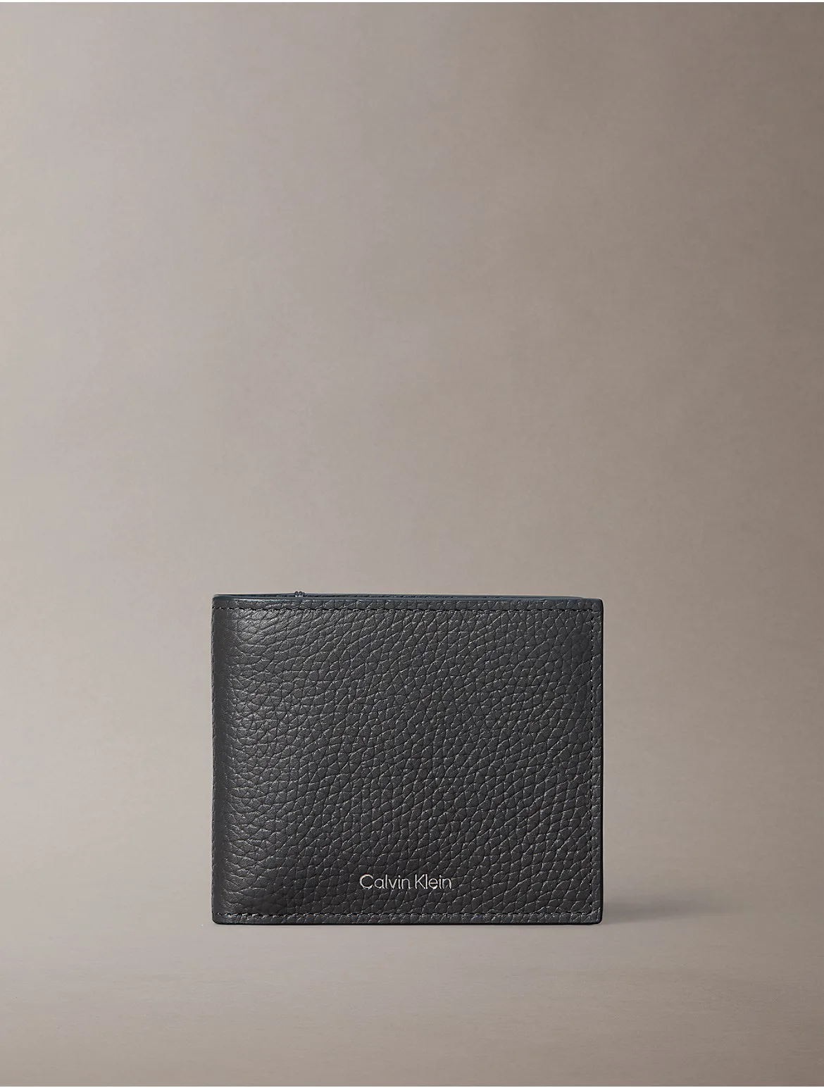 Foil Embossed Logo Bifold Wallet with Coin Pouch by Calvin Klein
