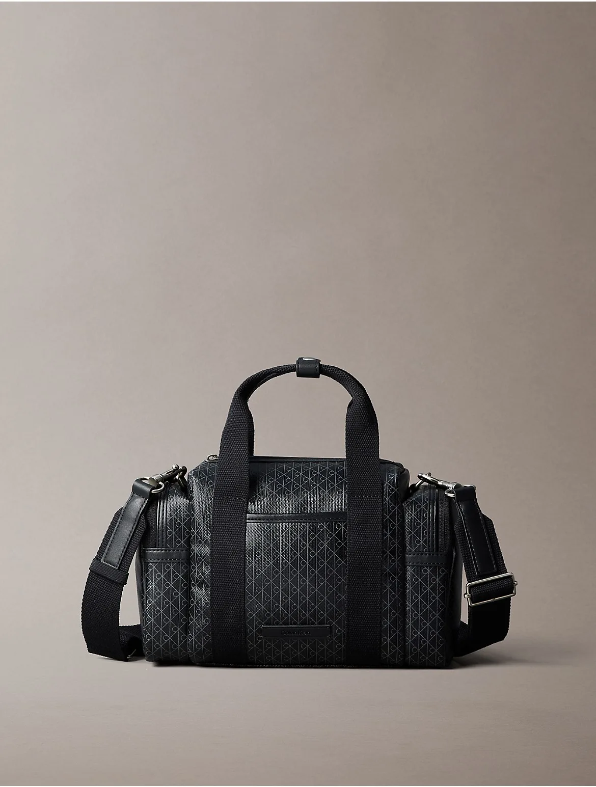 Coated Emblem Logo Crossbody Bag by Calvin Klein