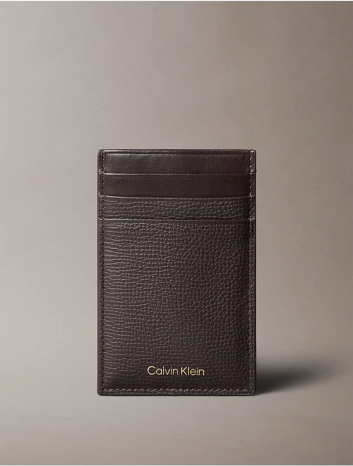 Premium Leather Clip Card Case