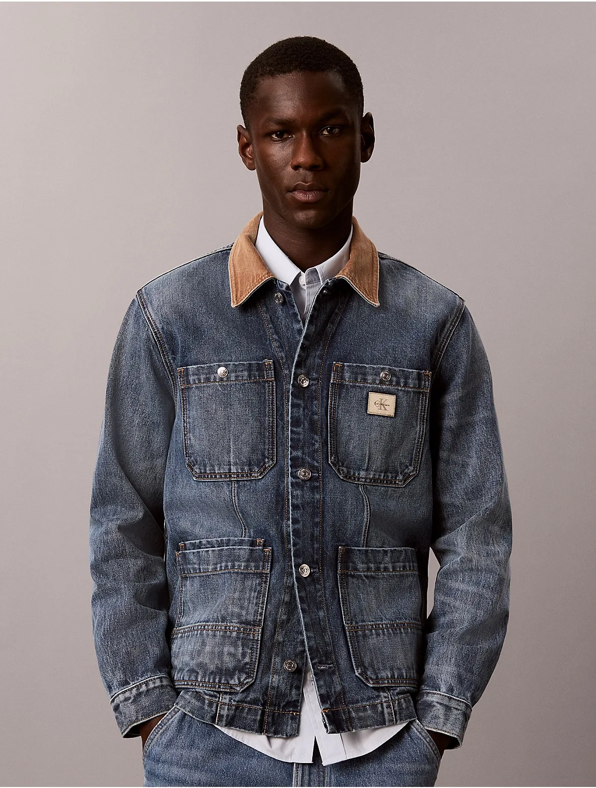Denim Chore Coat by Calvin Klein Jeans