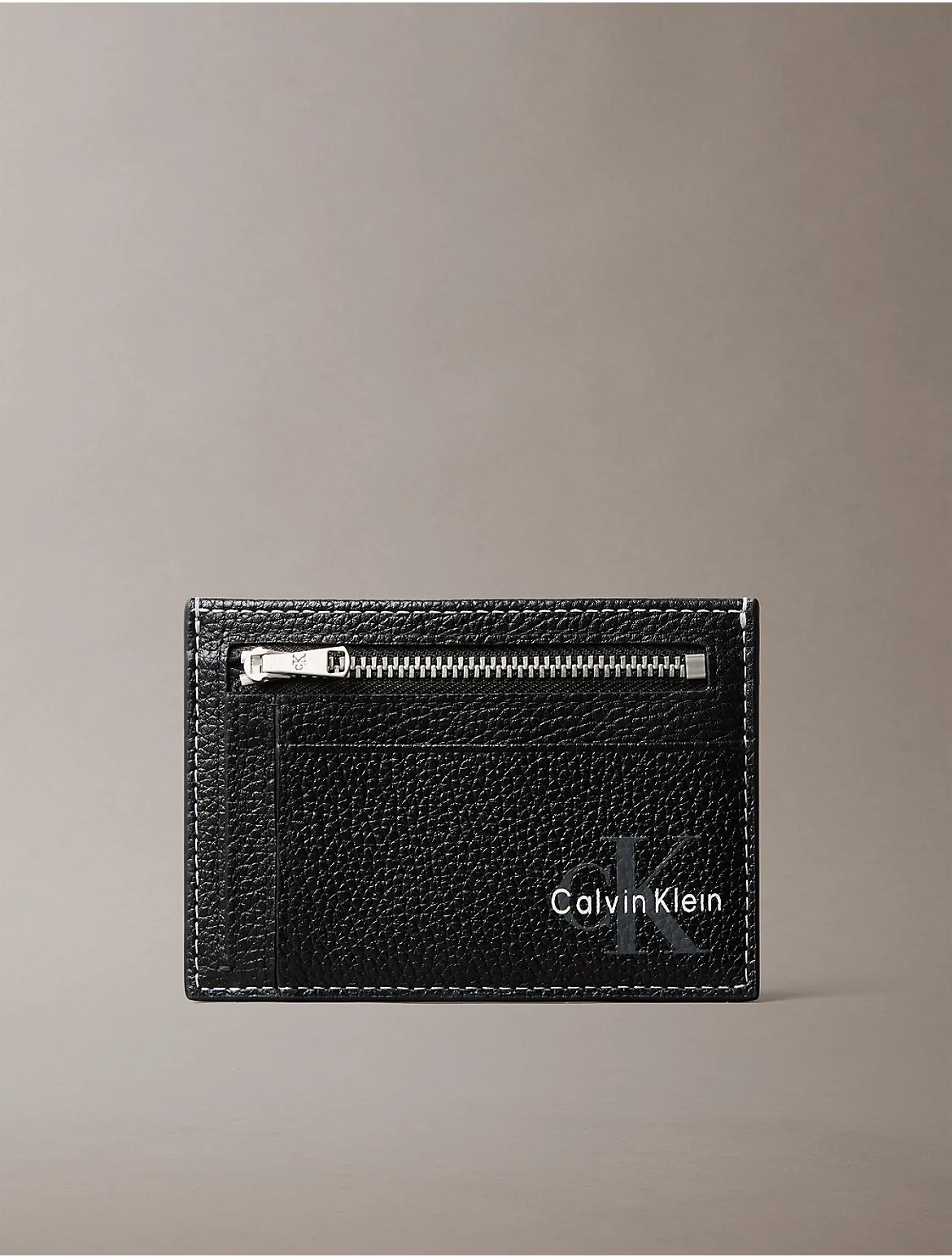 Bold Pebble ID Card Case by Calvin Klein