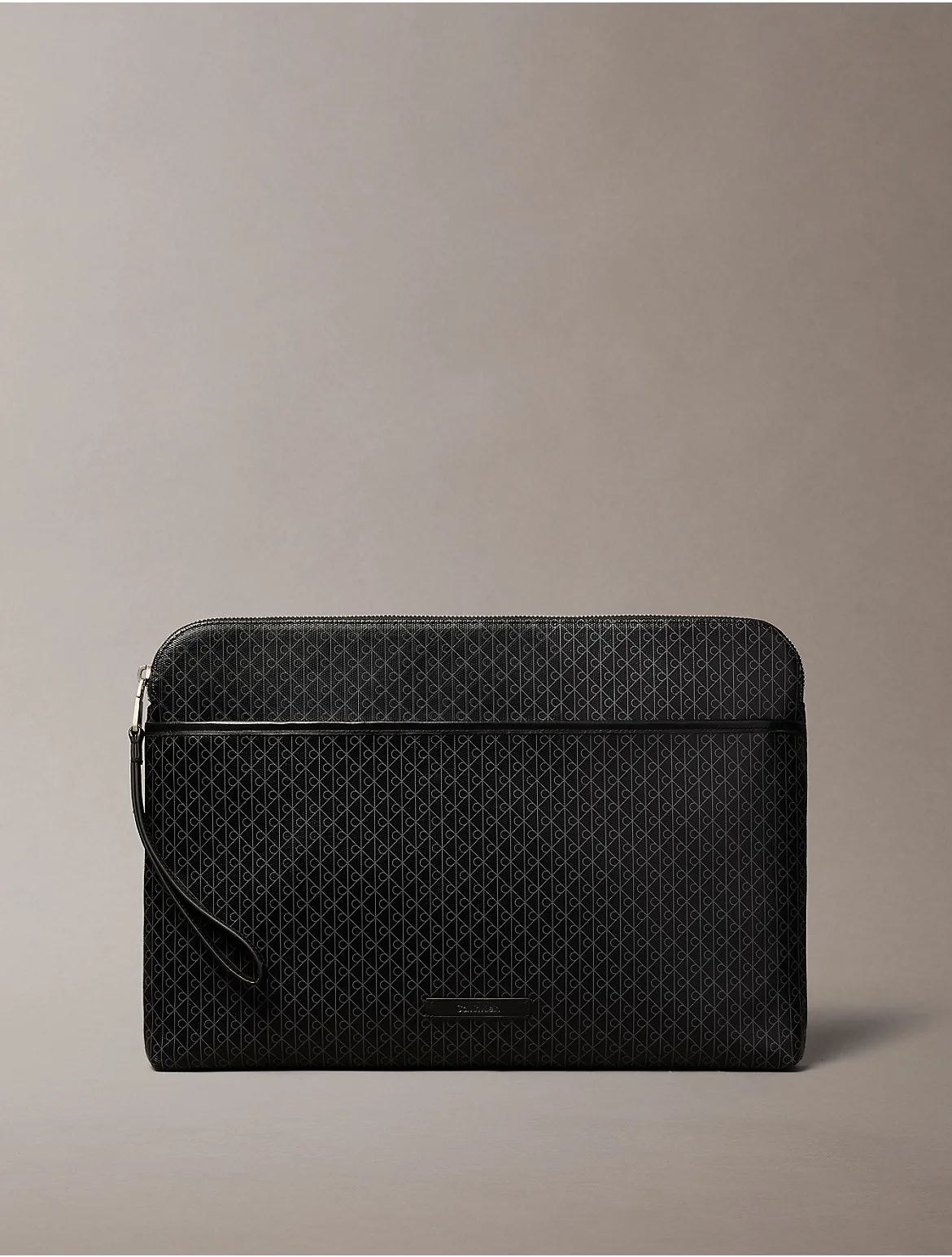 Coated Emblem Logo Laptop Case by Calvin Klein
