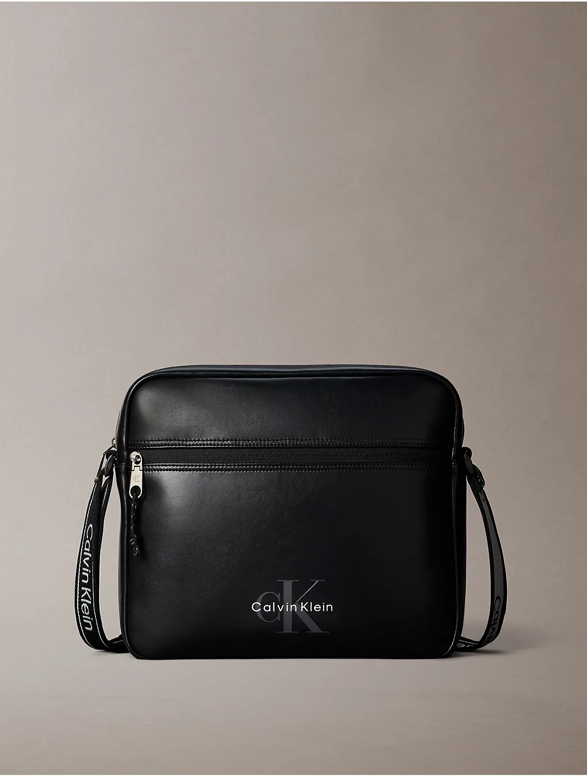 Bold Monologo Webbing Strap Flight Bag by Calvin Klein