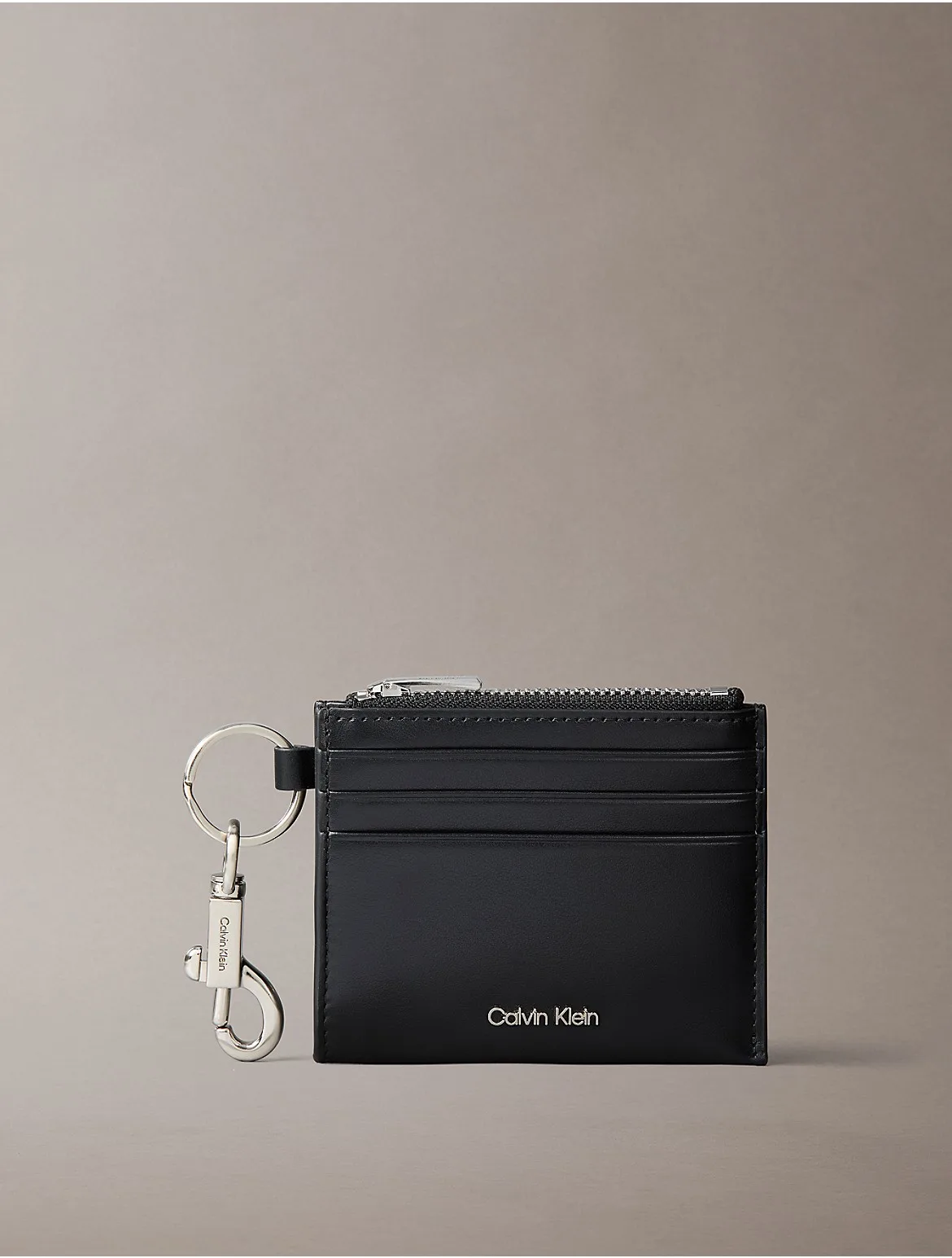Hardware Logo Clip Card Case by Calvin Klein