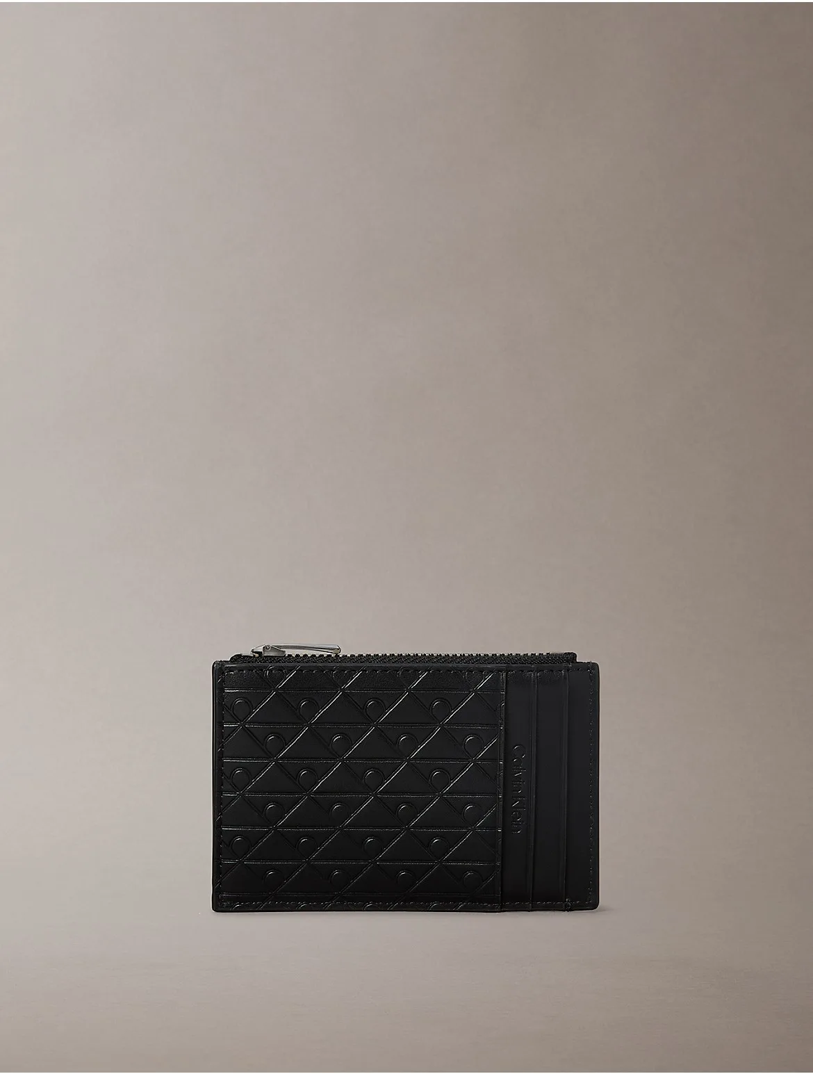 Allover Emblem Logo Card Case by Calvin Klein