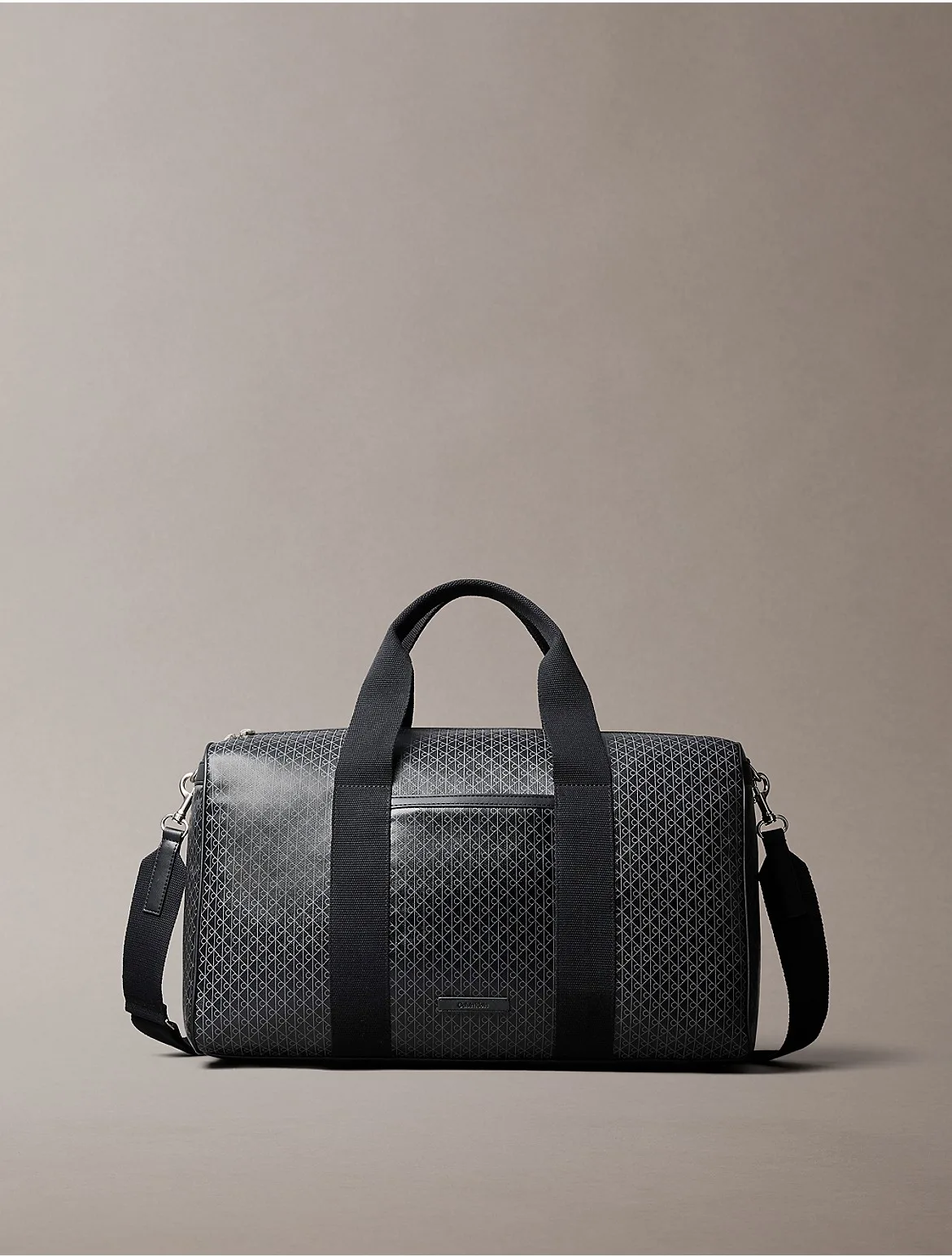 Coated Emblem Logo Duffle Bag by Calvin Klein