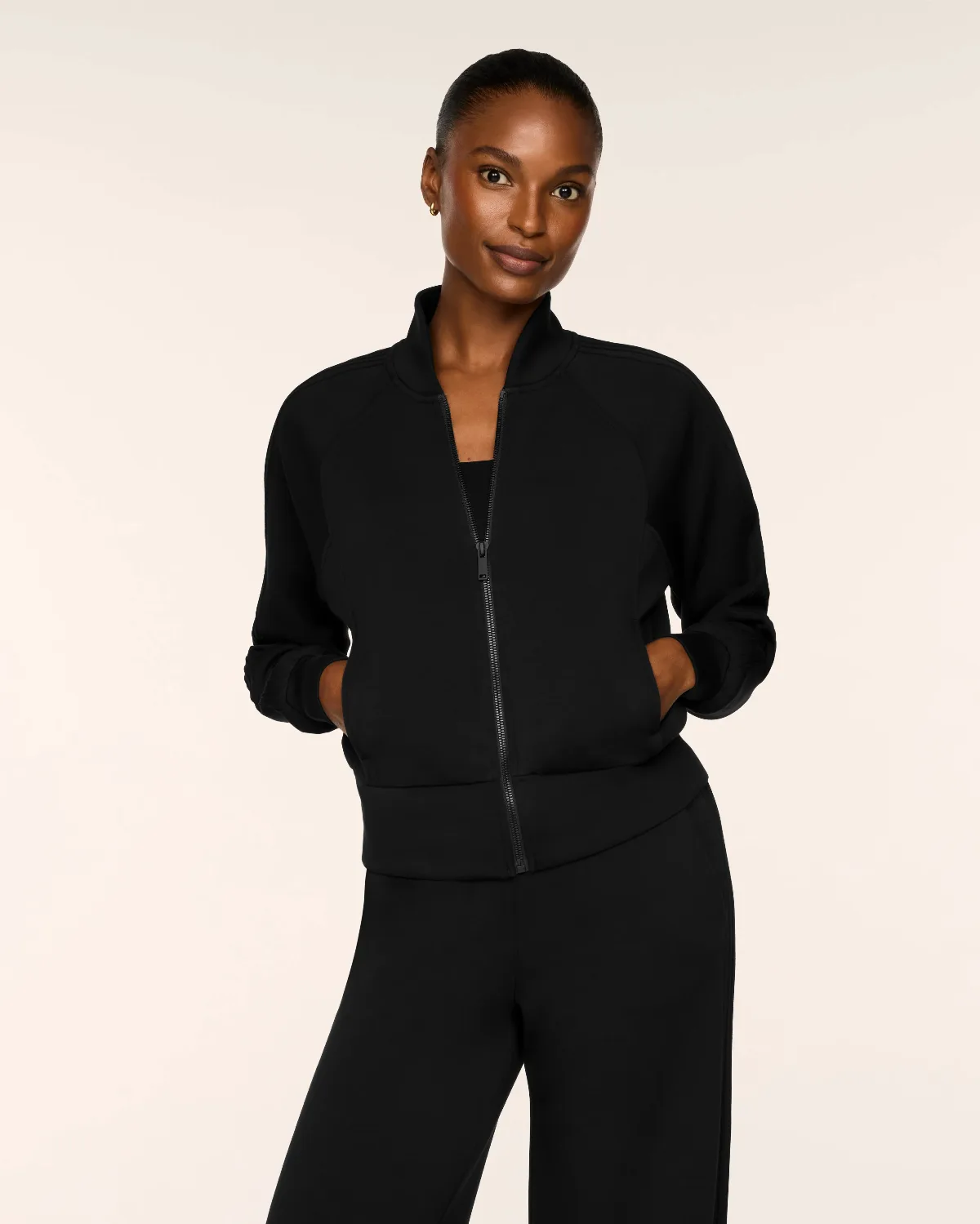 AirEssentials Pintuck Track Jacket by SPANX