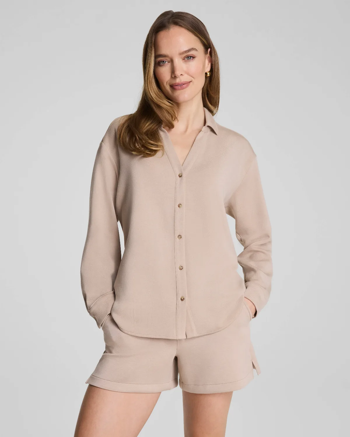 AirEssentials Oversized Button Down by SPANX