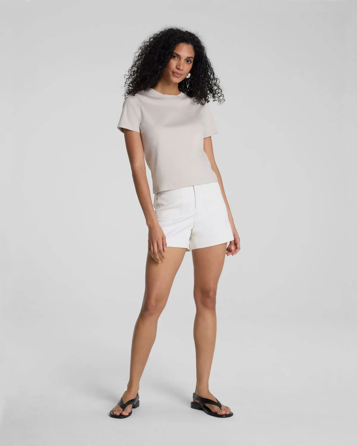 SPANXsupersmooth® Stretch Twill Shorts with Patch Pockets, 5" by SPANX