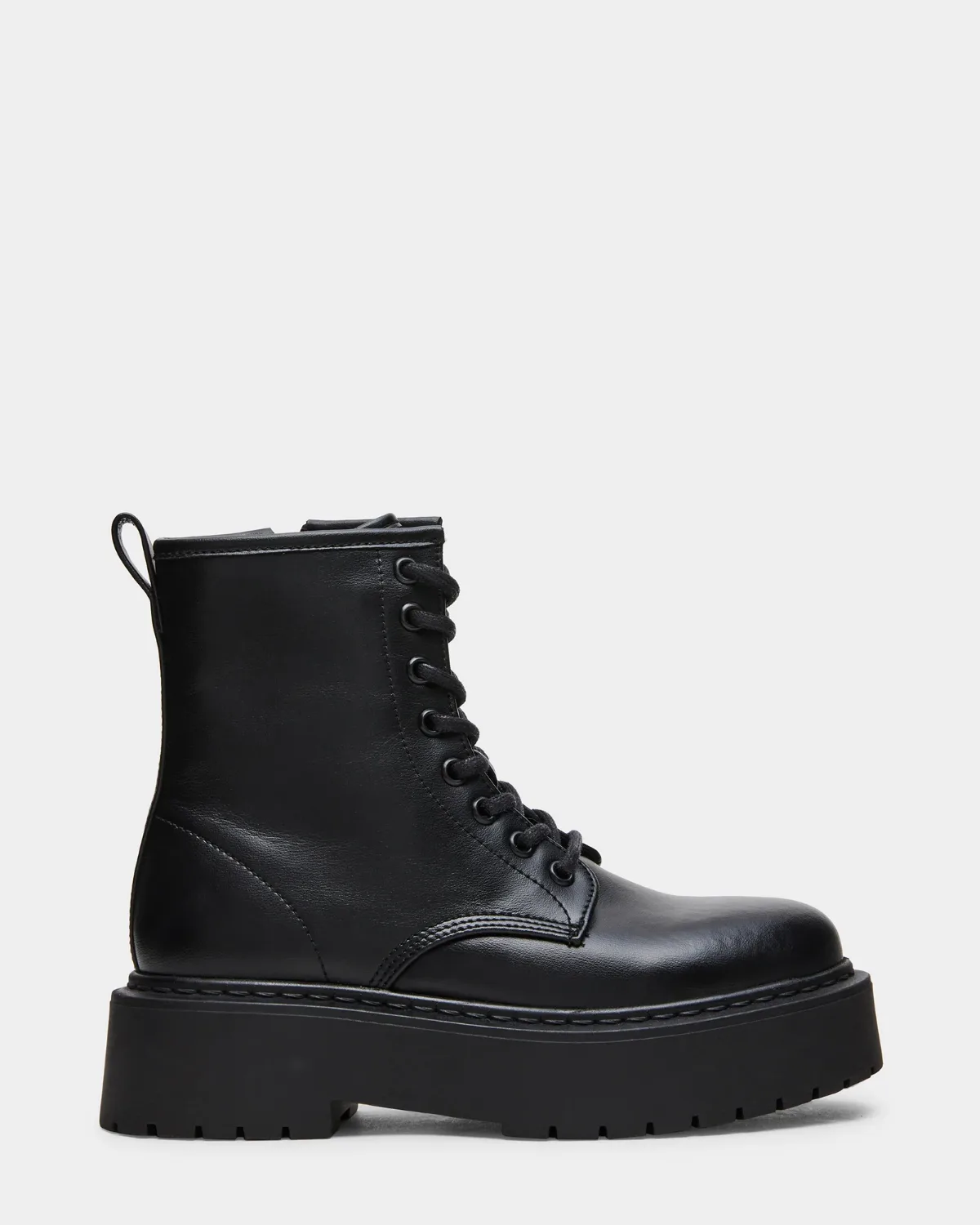 Buffy Lace-Up Booties - Leather by Steve Madden