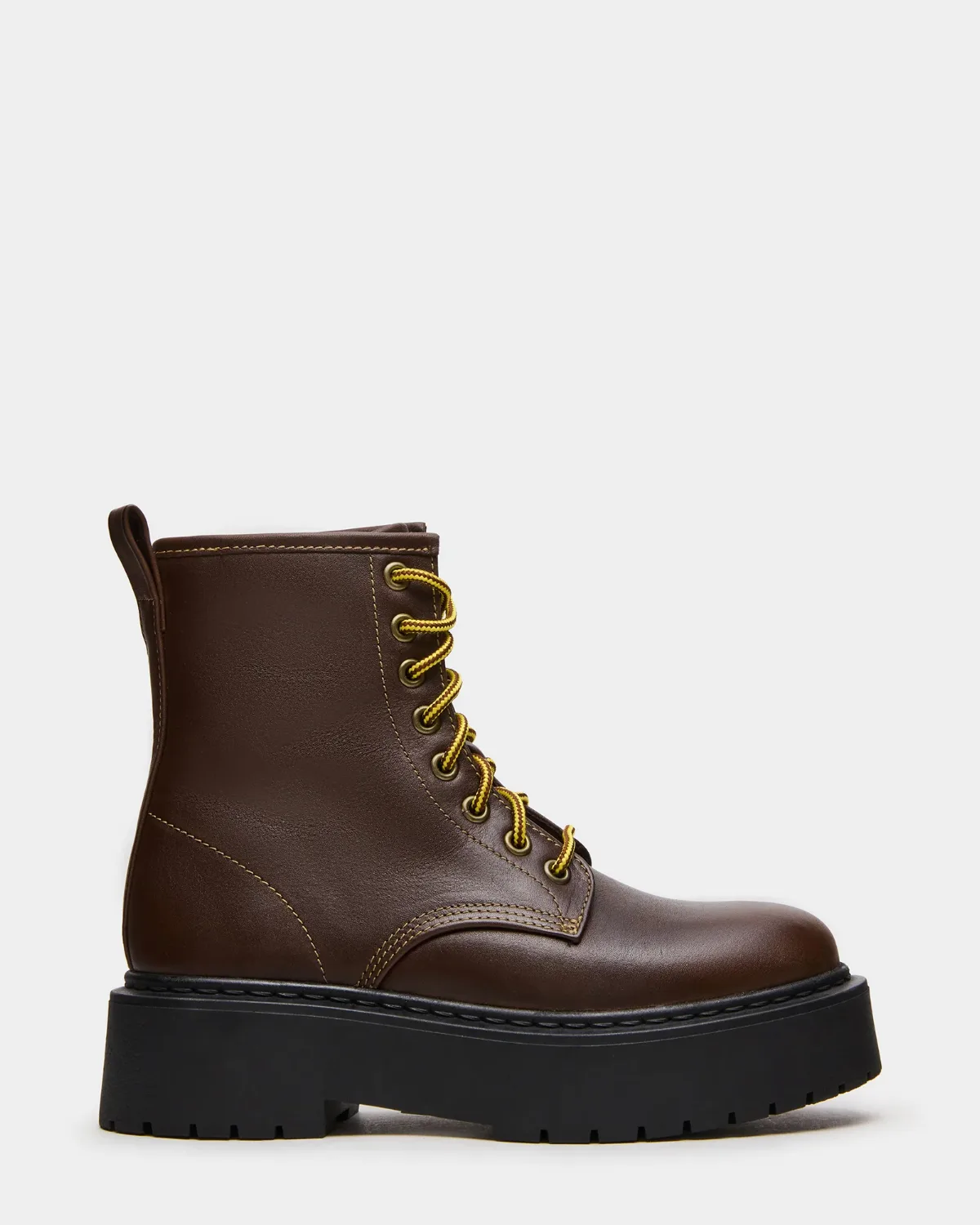 Buffy Lace-Up Booties - Leather