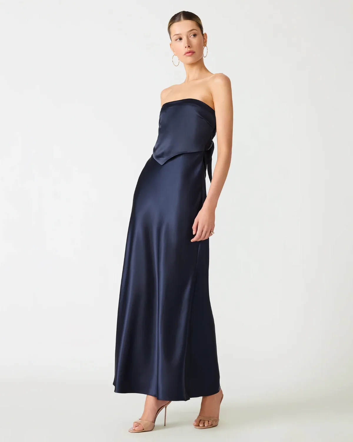 Elaia Strapless Dress - Polyester by Steve Madden