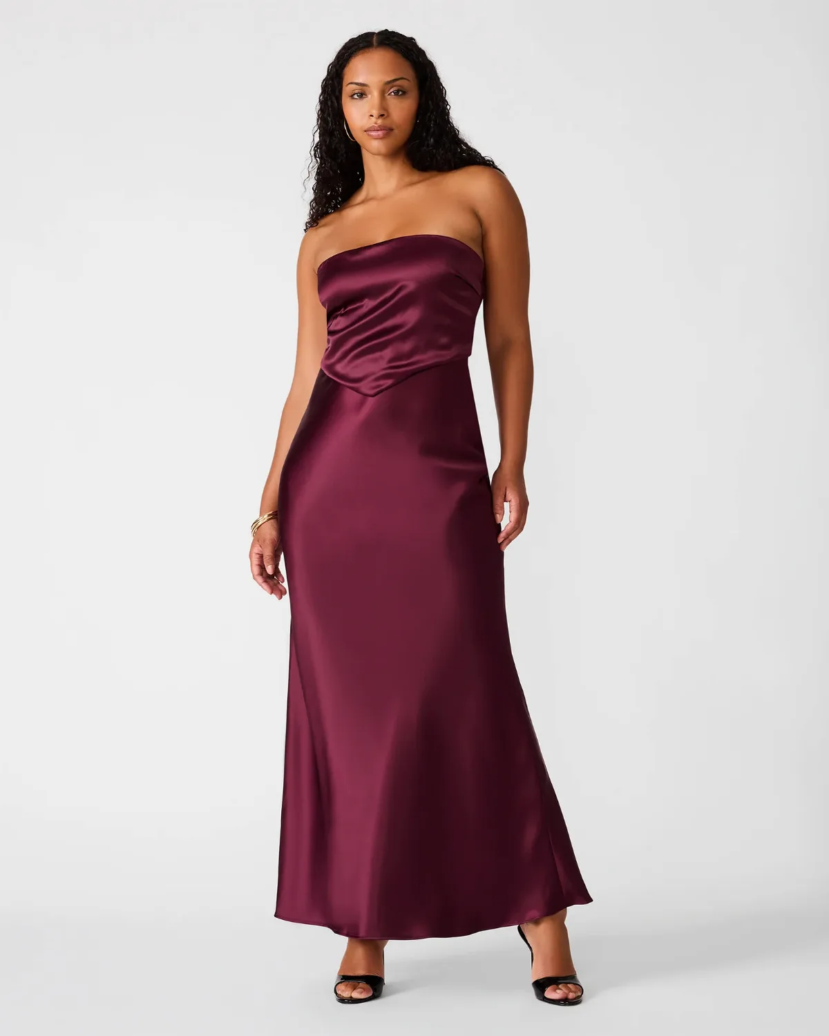 Elaia Strapless Dress - Polyester
