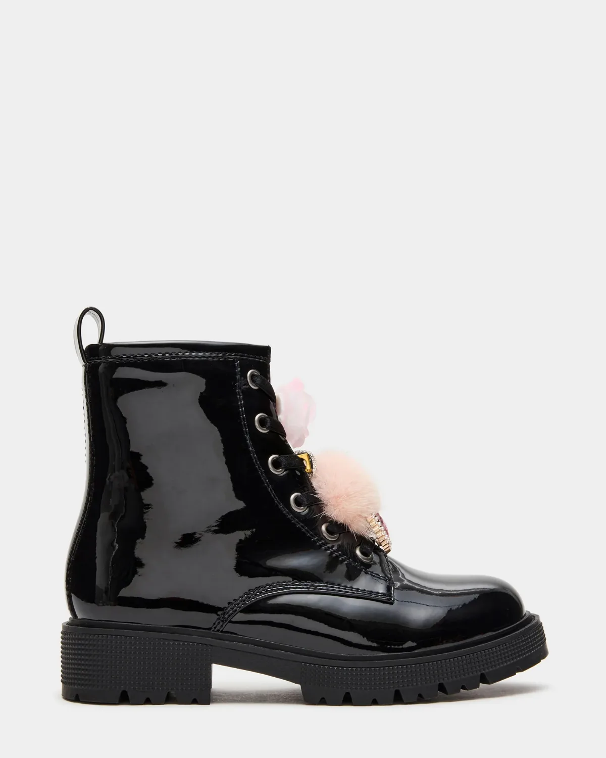 Charms Lug Booties - Leather by Steve Madden