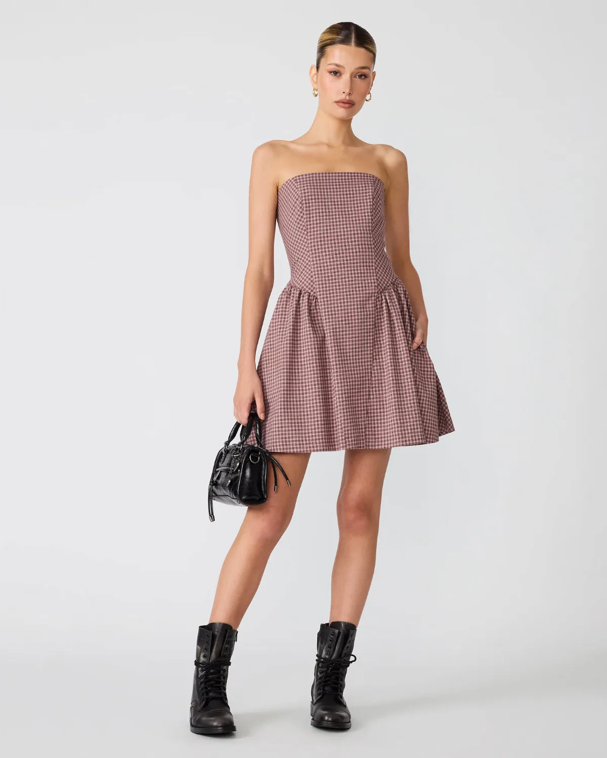 Paulinna Dress Strapless Flowy Dresses - Cotton/Polyester by Steve Madden