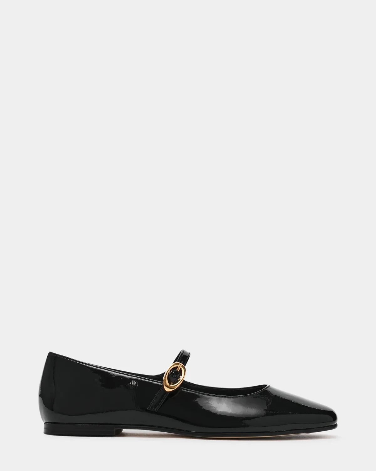 Lolli Gold Detail Flats - Leather