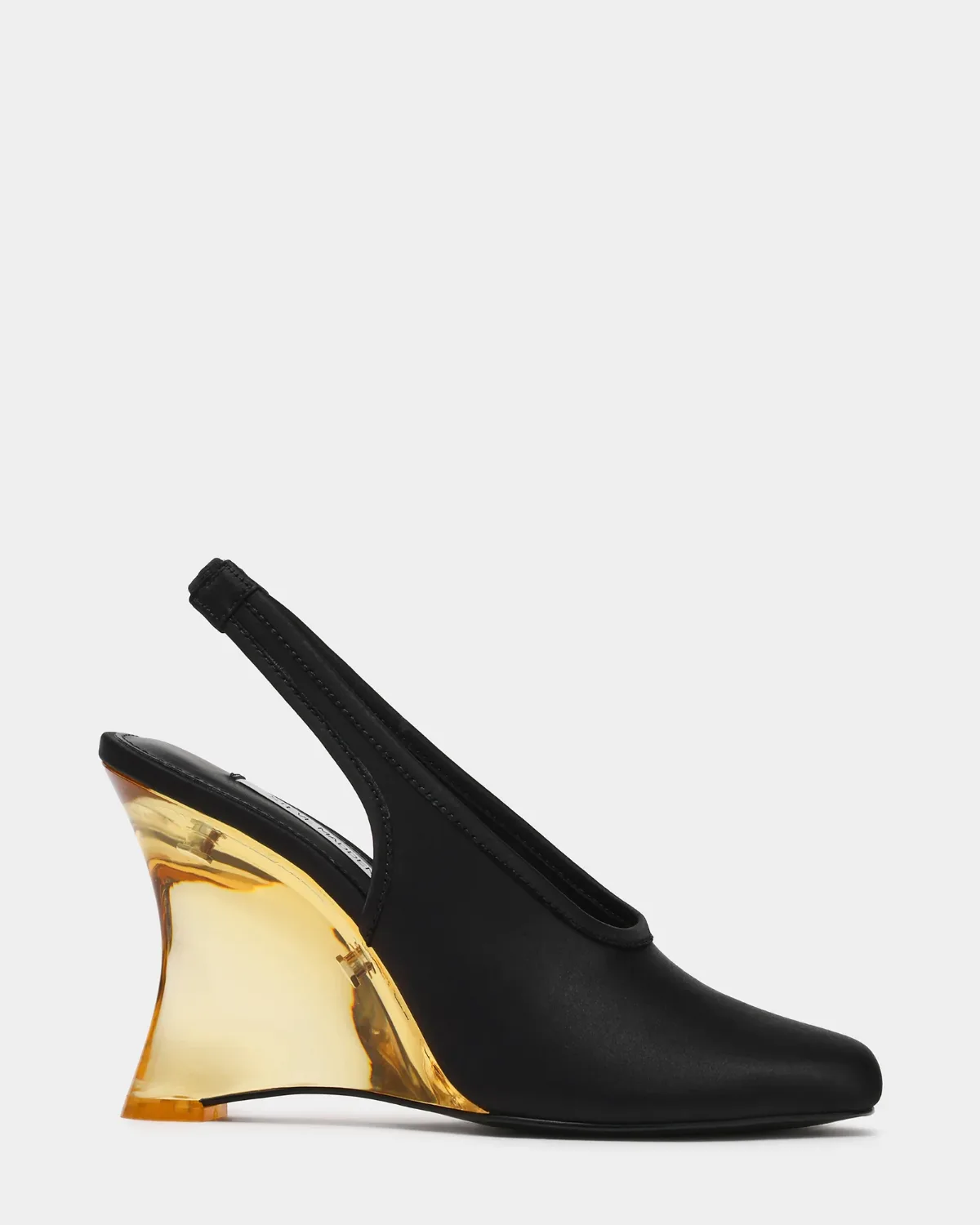 Dyra Wedge Heels - Leather/Satin by Steve Madden