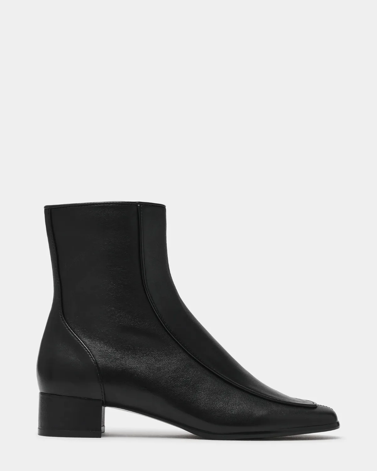 Paulie Block Heel Booties - Leather by Steve Madden