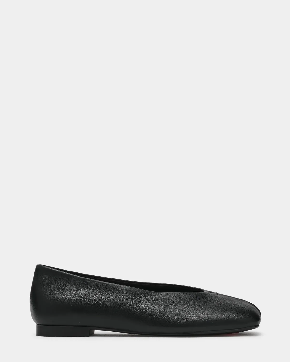 Pasha Square Toe Flats - Leather by Steve Madden