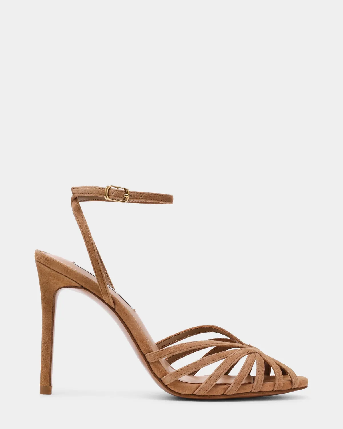 Mizuna Strappy Heels - Suede Leather