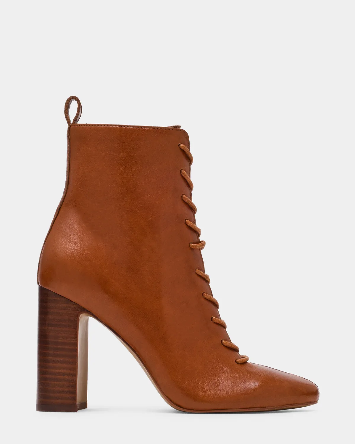 Trixx Block Heel Booties - Leather by Steve Madden